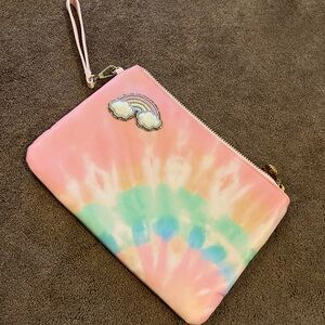 Stoney Clover Lane Pink Tie-Dye Clutch